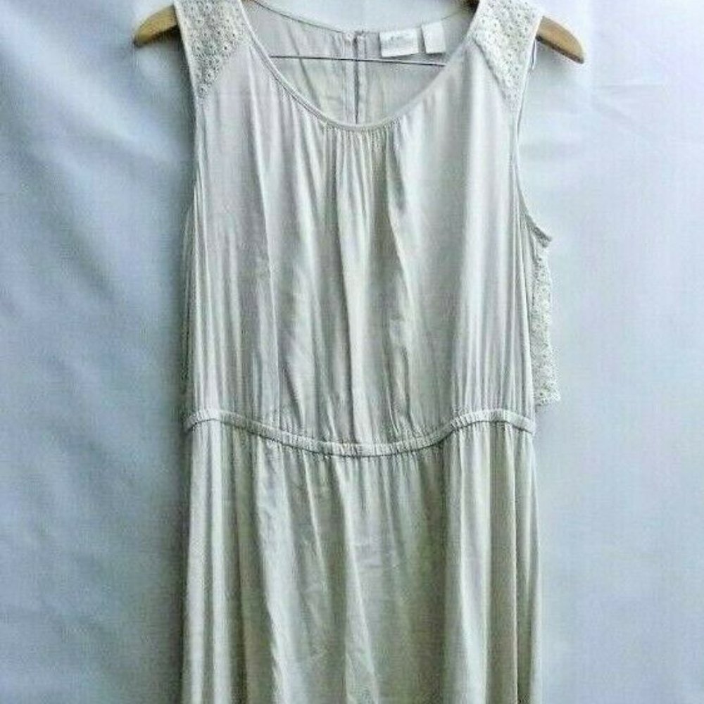 Chico's Womens Size 1 Sleeveless High Low Maxi